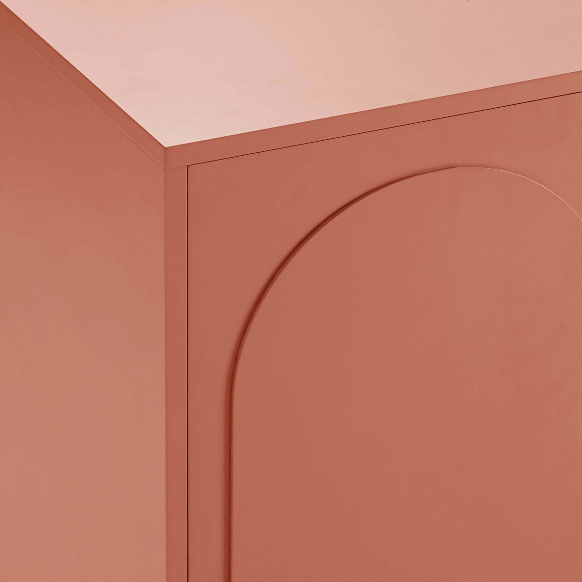 Dusklia - Rachel Arch Front 4 Door Sideboard - Terracotta