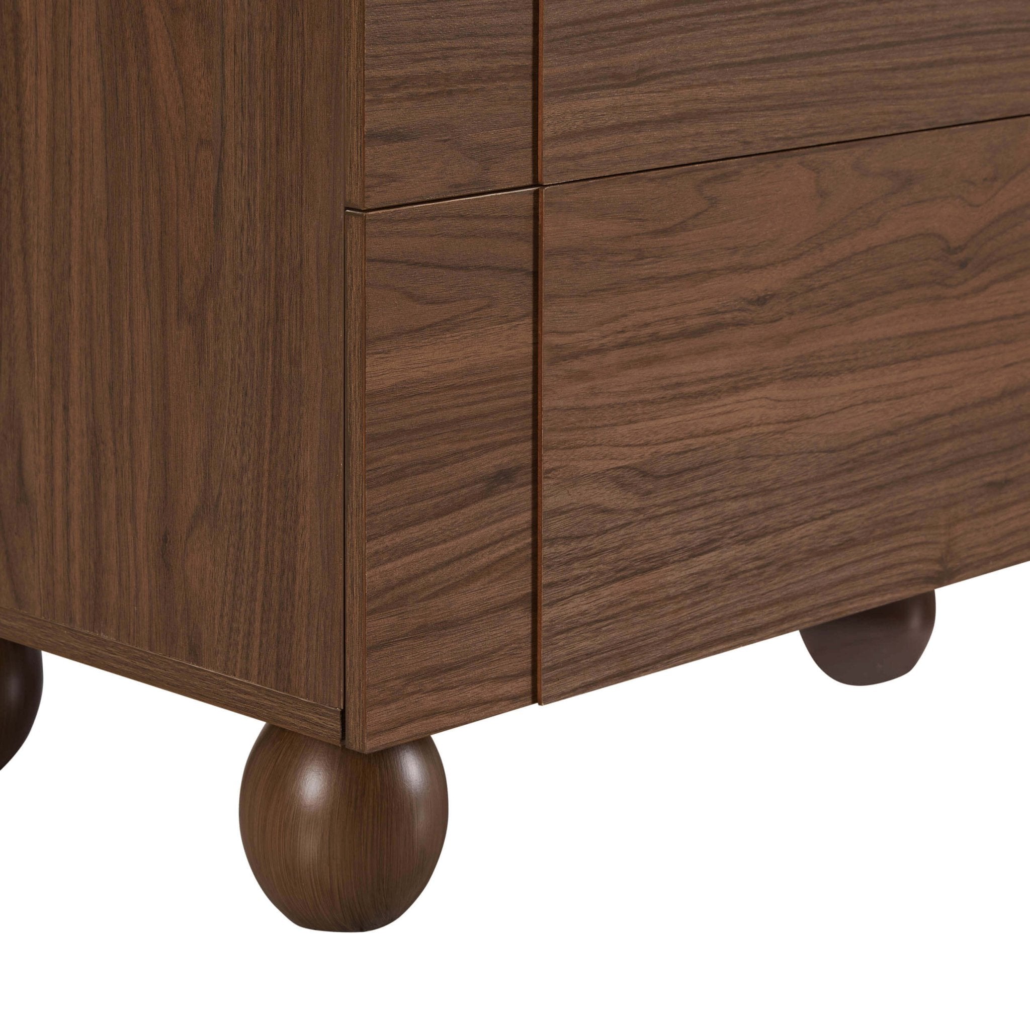 Commode Rachel Arch à 4 tiroirs - Bois moyen