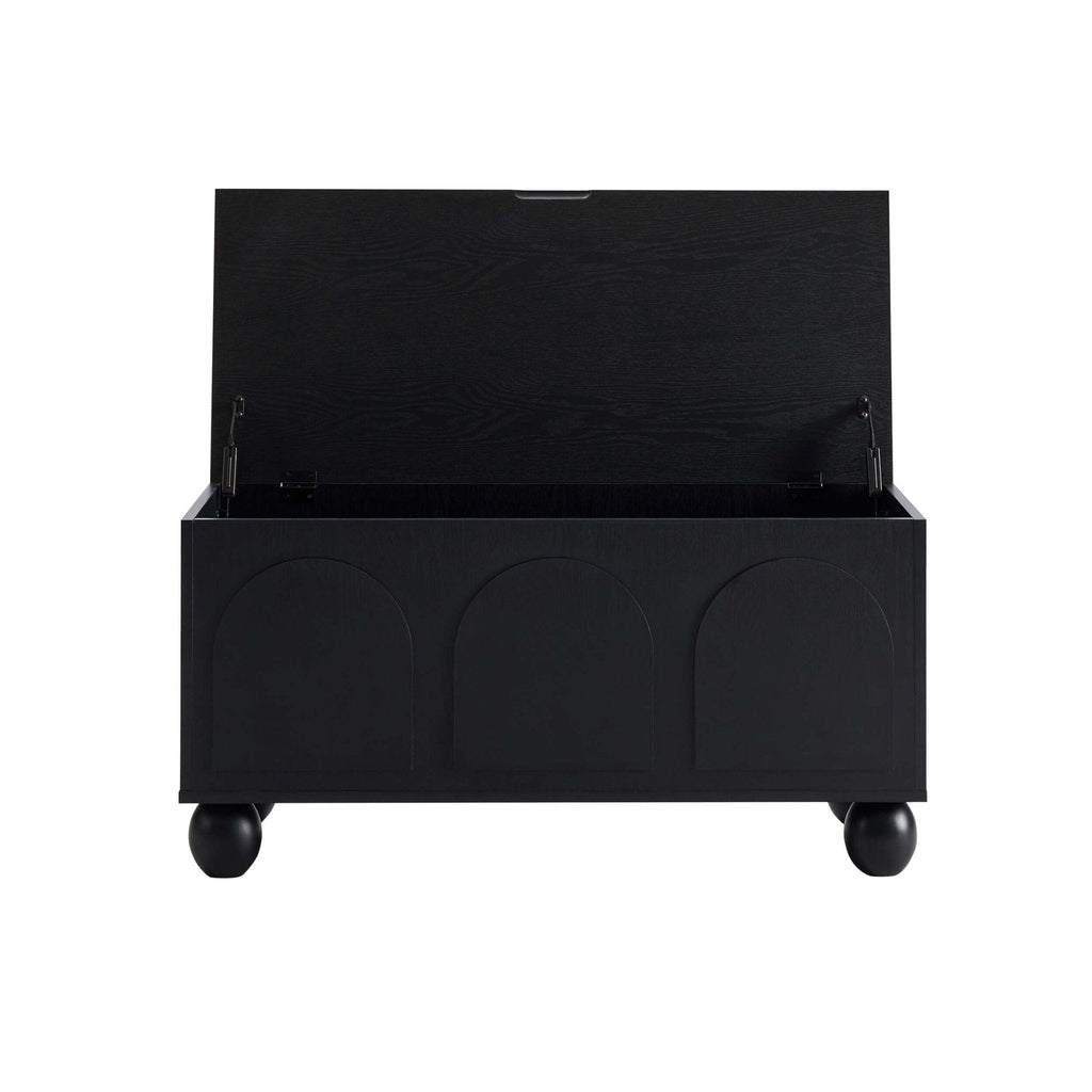 Dusklia - Rachel Arch Front Seated Storage - Black