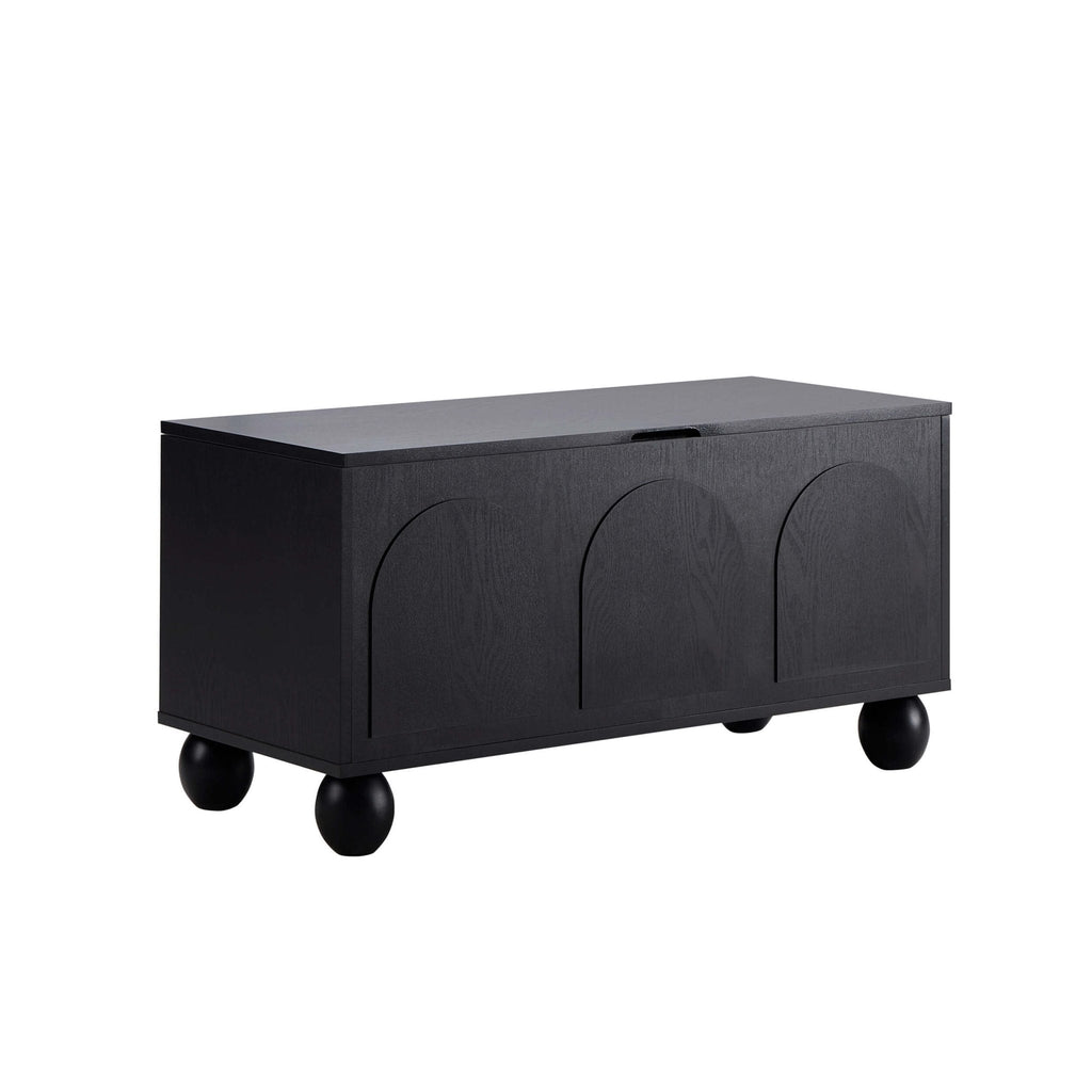 Dusklia - Rachel Arch Front Seated Storage - Black