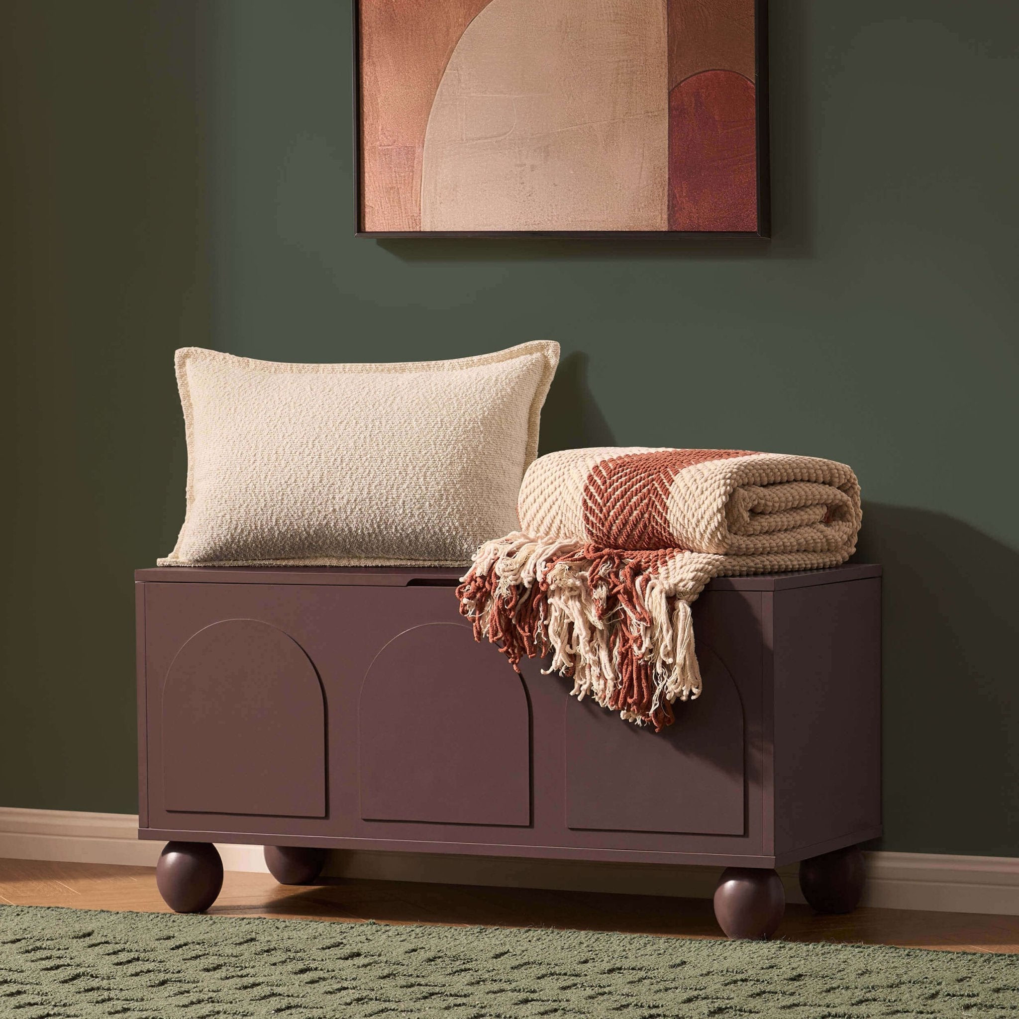 Dusklia - Rachel Arch Front Seated Storage - Mocha