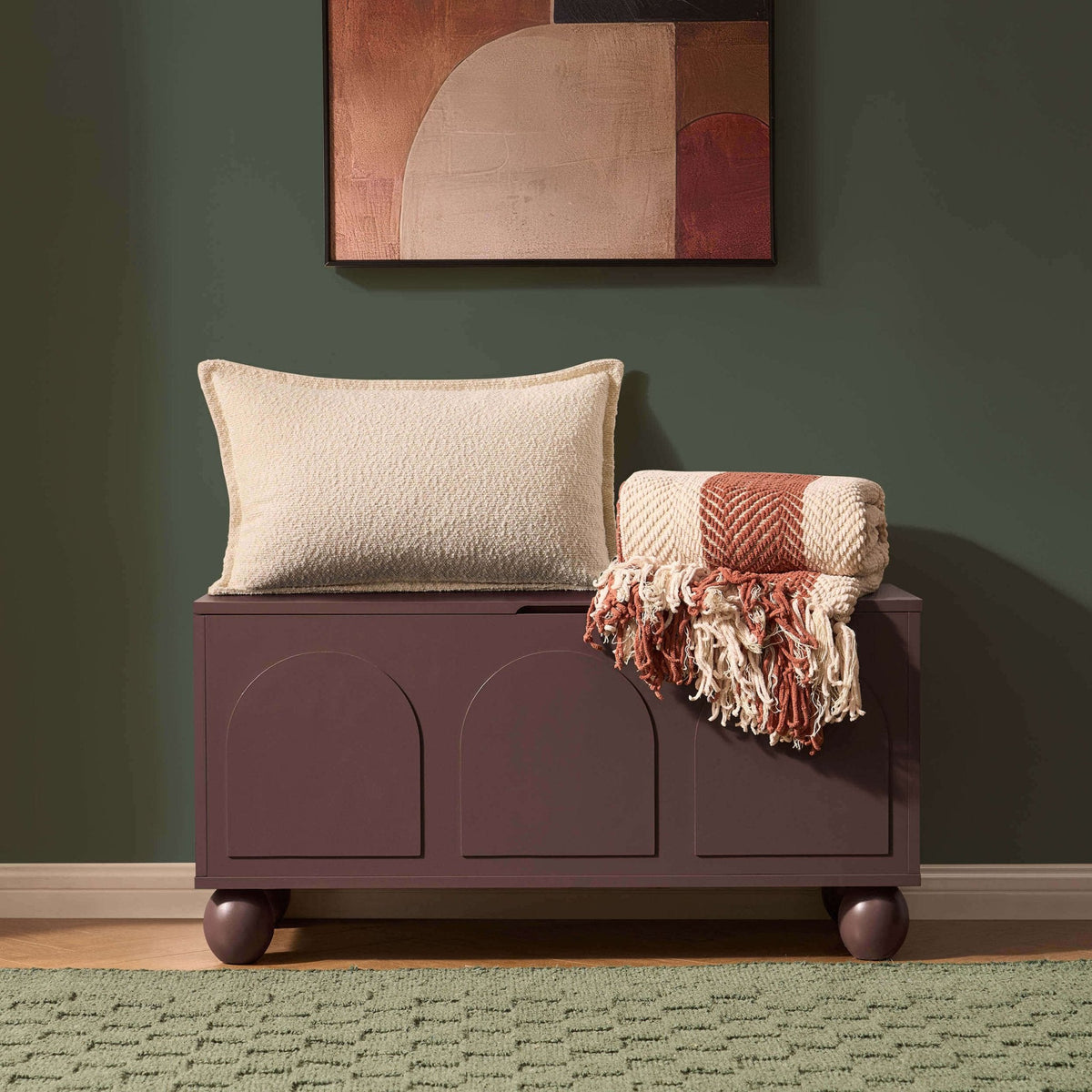 Dusklia - Rachel Arch Front Seated Storage - Mocha