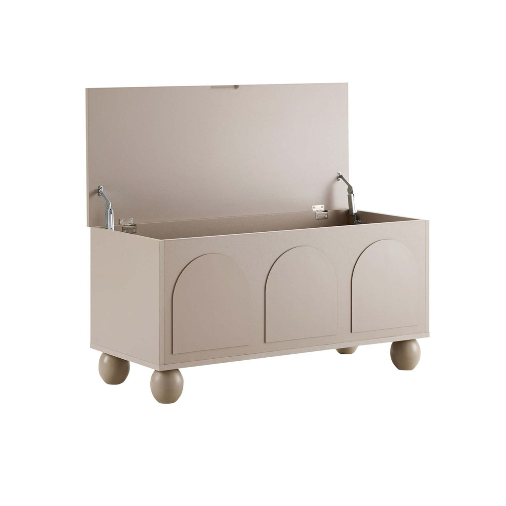 Dusklia - Rachel Arch Front Seated Storage - Taupe