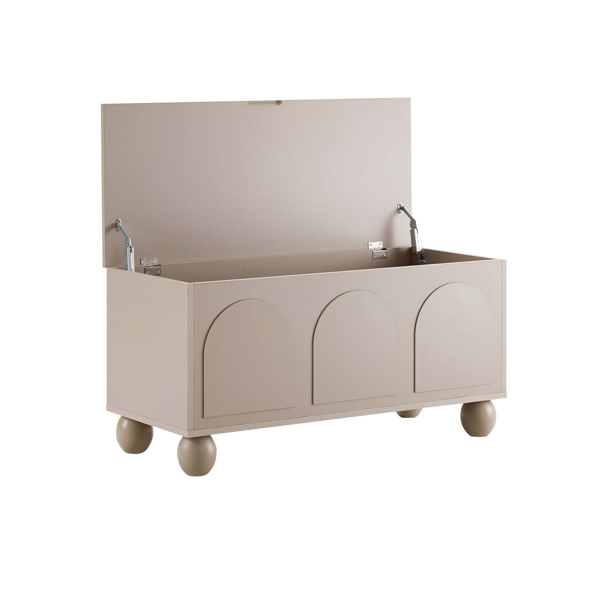 Dusklia - Rachel Arch Front Seated Storage - Taupe