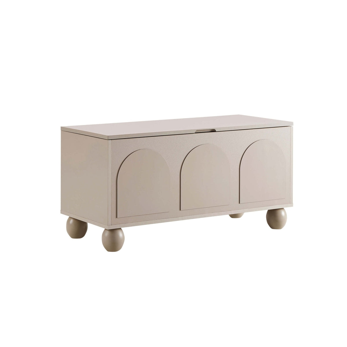 Dusklia - Rachel Arch Front Seated Storage - Taupe