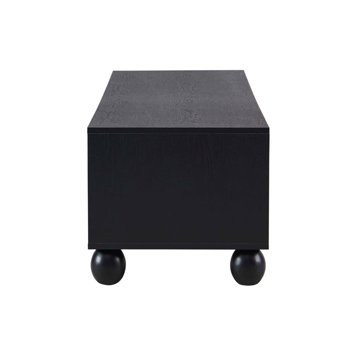 Dusklia - Rachel Arch Front Tv Unit for TVs up to 75- Black