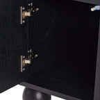 Dusklia - Rachel Arch Front Tv Unit for TVs up to 75- Black