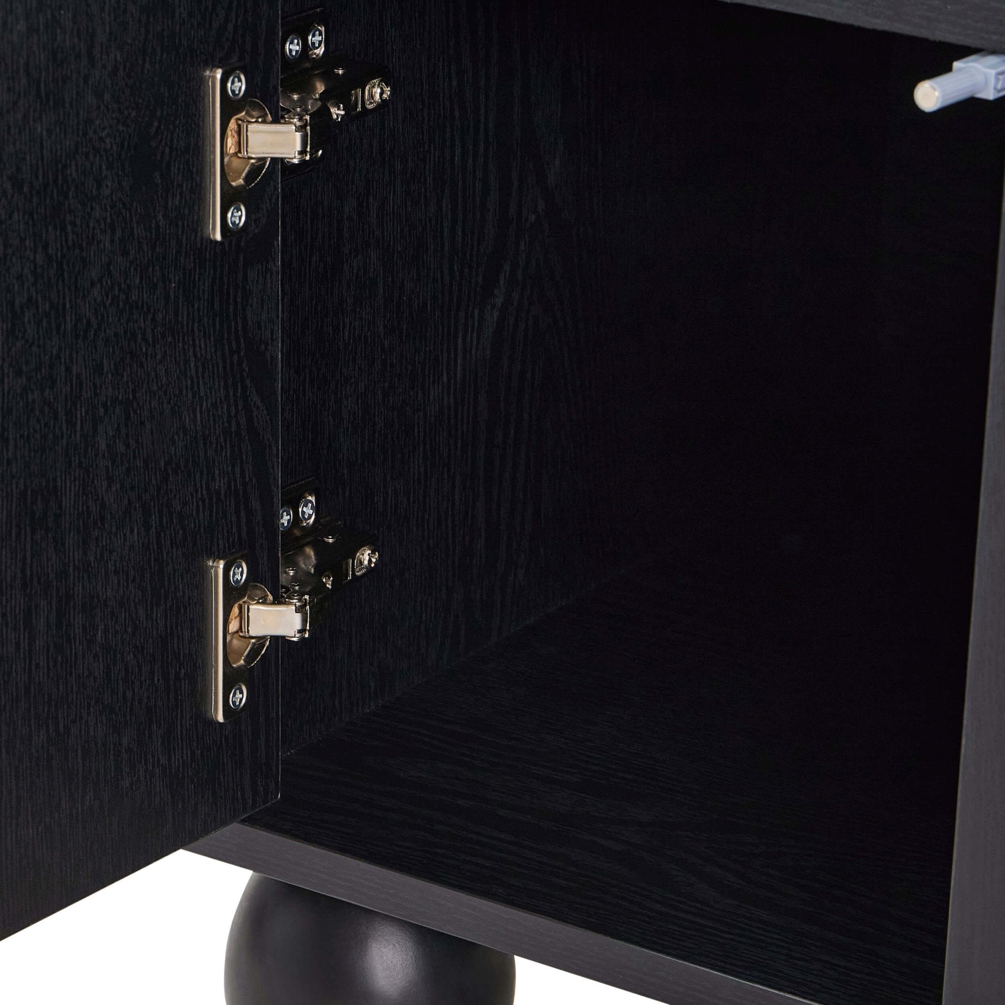 Dusklia - Rachel Arch Front Tv Unit for TVs up to 75- Black