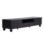 Dusklia - Rachel Arch Front Tv Unit for TVs up to 75- Black