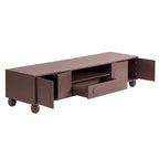 Dusklia - Rachel Arch Front Tv Unit for TVs up to 75 - Mocha