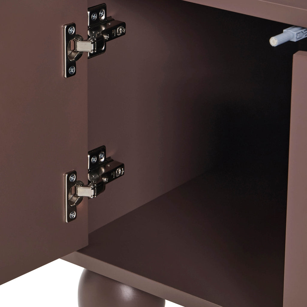 Dusklia - Rachel Arch Front Tv Unit for TVs up to 75 - Mocha