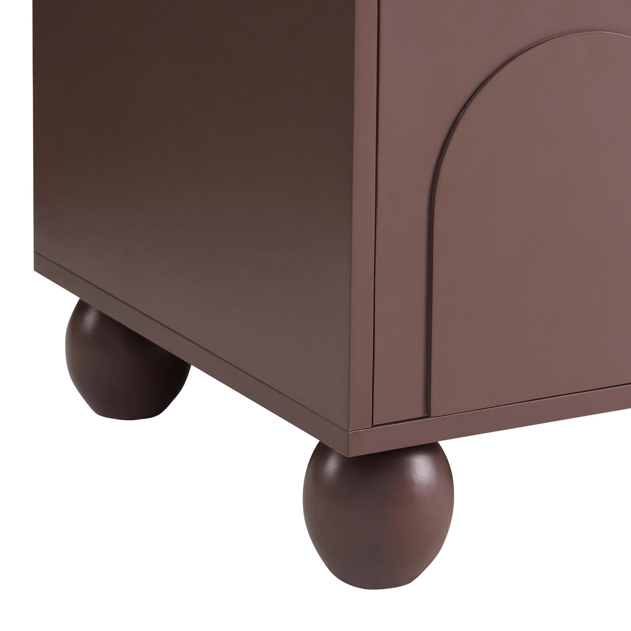 Dusklia - Rachel Arch Front Tv Unit for TVs up to 75 - Mocha