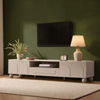 Dusklia - Rachel Arch Front  Tv Unit for TVs up to 75 - Taupe
