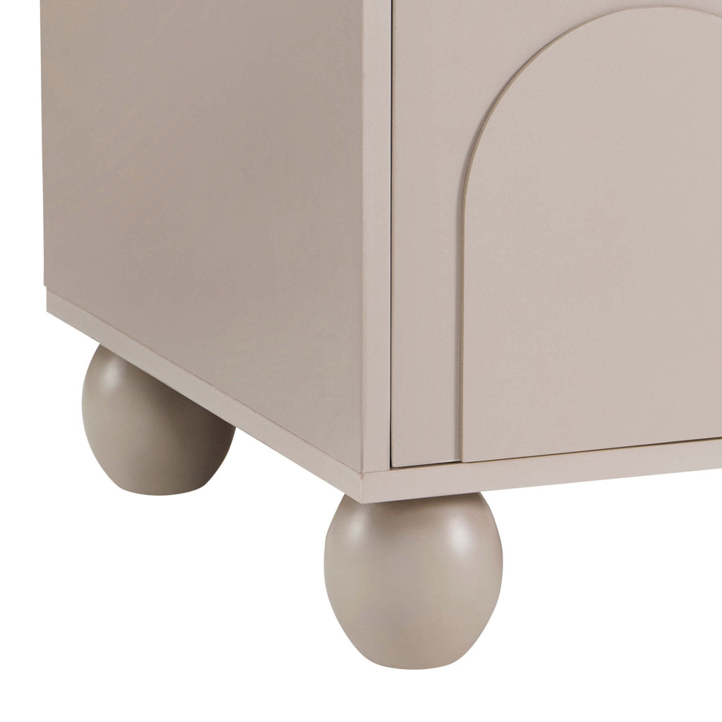 Dusklia - Rachel Arch Front  Tv Unit for TVs up to 75 - Taupe