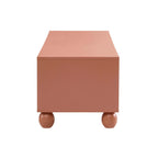 Dusklia - Rachel Arch Front Tv Unit for TVs up to 75-Terracotta