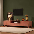 Dusklia - Rachel Arch Front Tv Unit for TVs up to 75-Terracotta