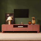 Dusklia - Rachel Arch Front Tv Unit for TVs up to 75-Terracotta