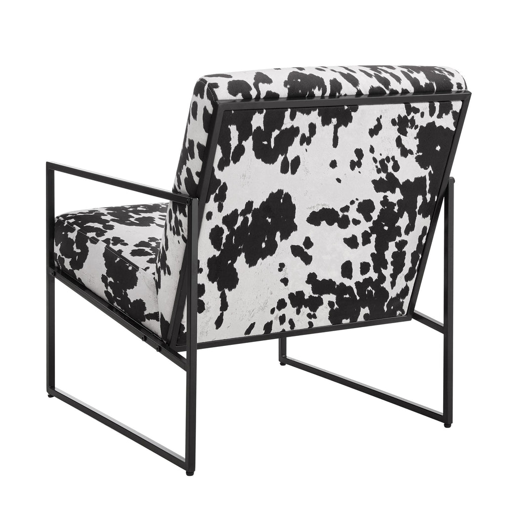 Dusklia - Rae Accent Chair - Cow Print