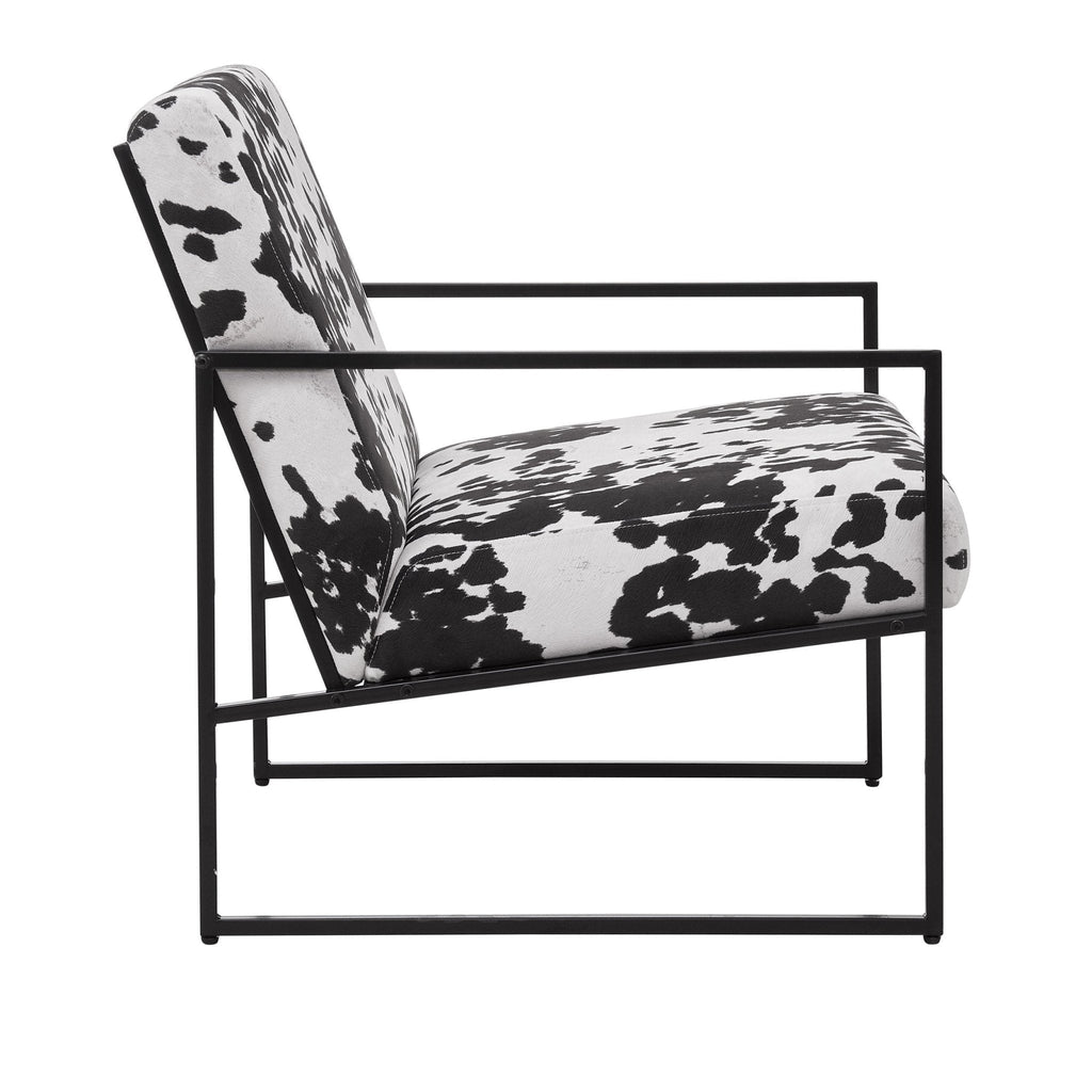 Dusklia - Rae Accent Chair - Cow Print