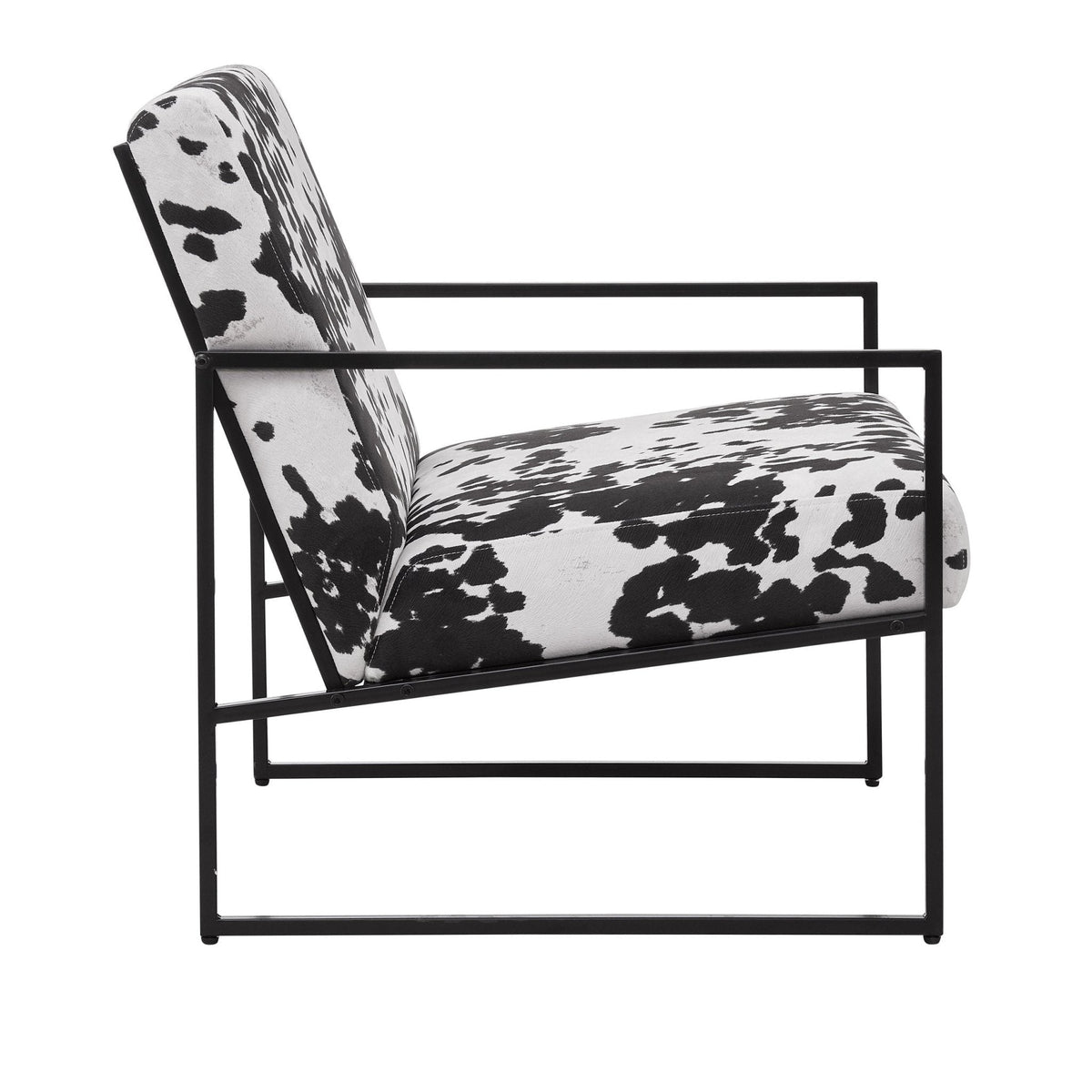 Dusklia - Rae Accent Chair - Cow Print