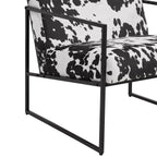 Dusklia - Rae Accent Chair - Cow Print