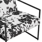 Dusklia - Rae Accent Chair - Cow Print