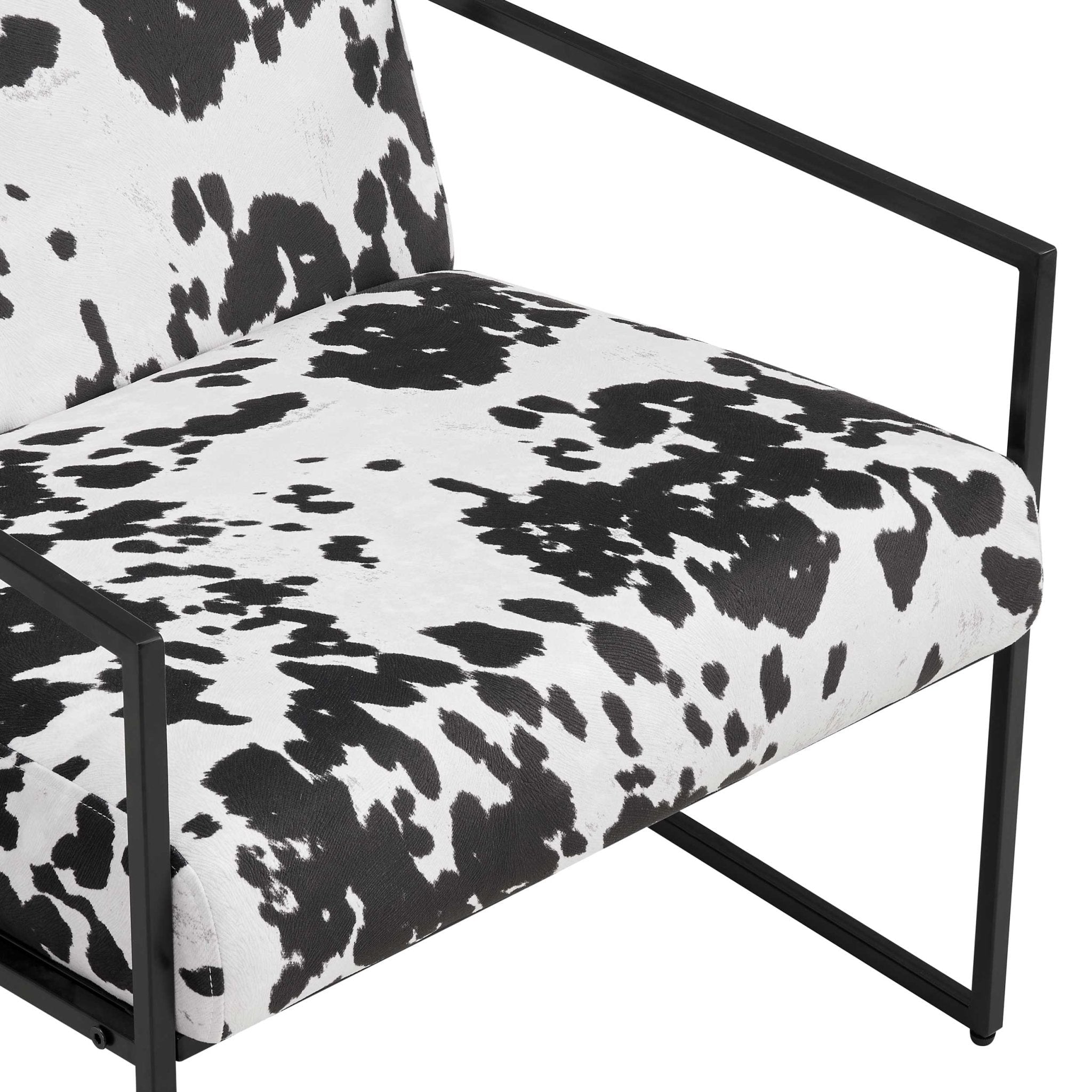 Dusklia - Rae Accent Chair - Cow Print