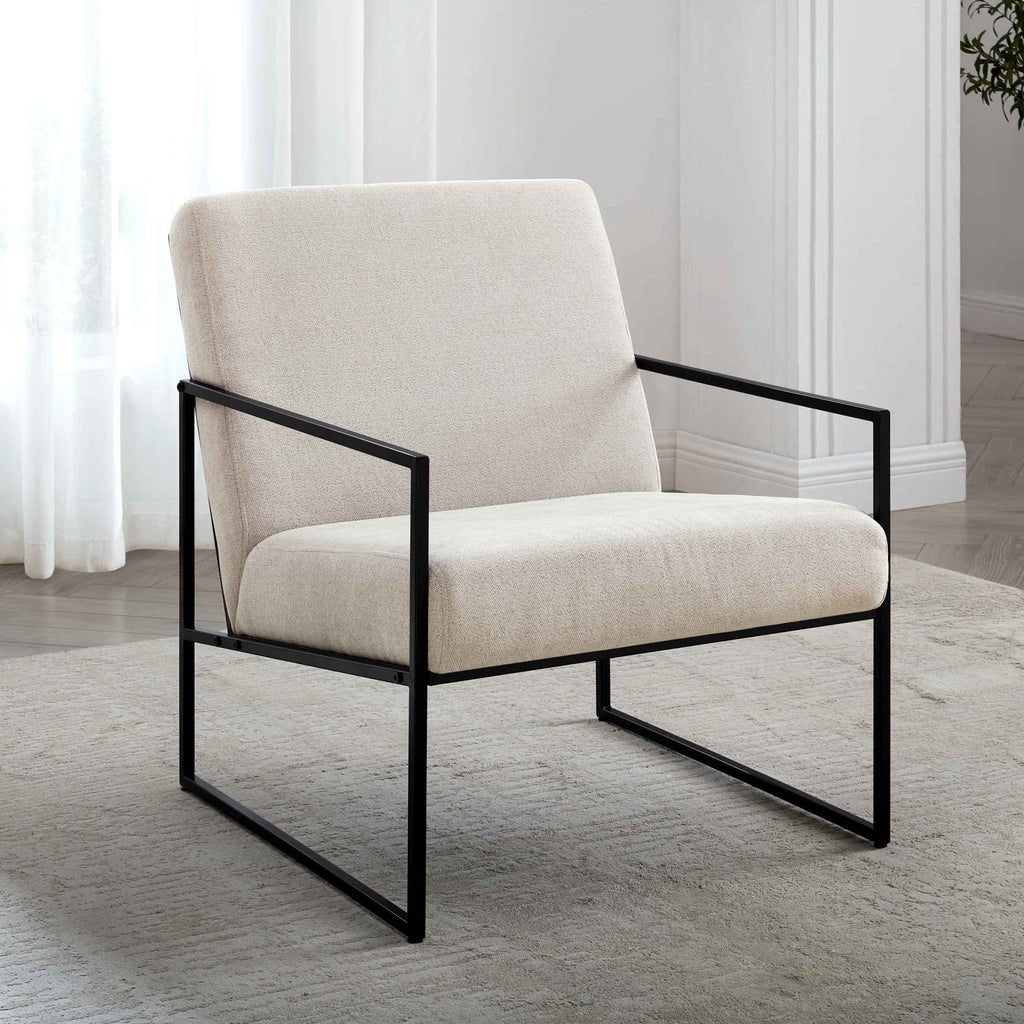 Dusklia - Rae Accent Chair - Light Beige
