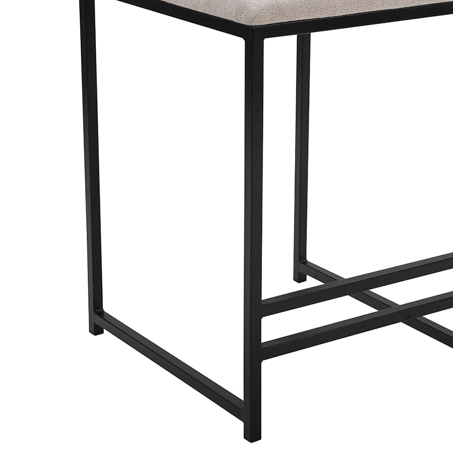 Dusklia - Rae Set Of 2 Barstools - Chenille - Light Natural