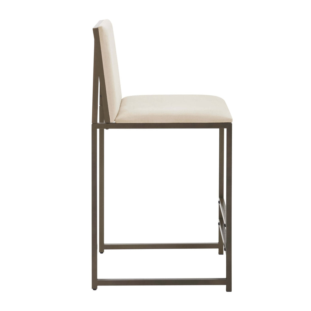 Dusklia - Rae Set of 2 Barstools - Ecru