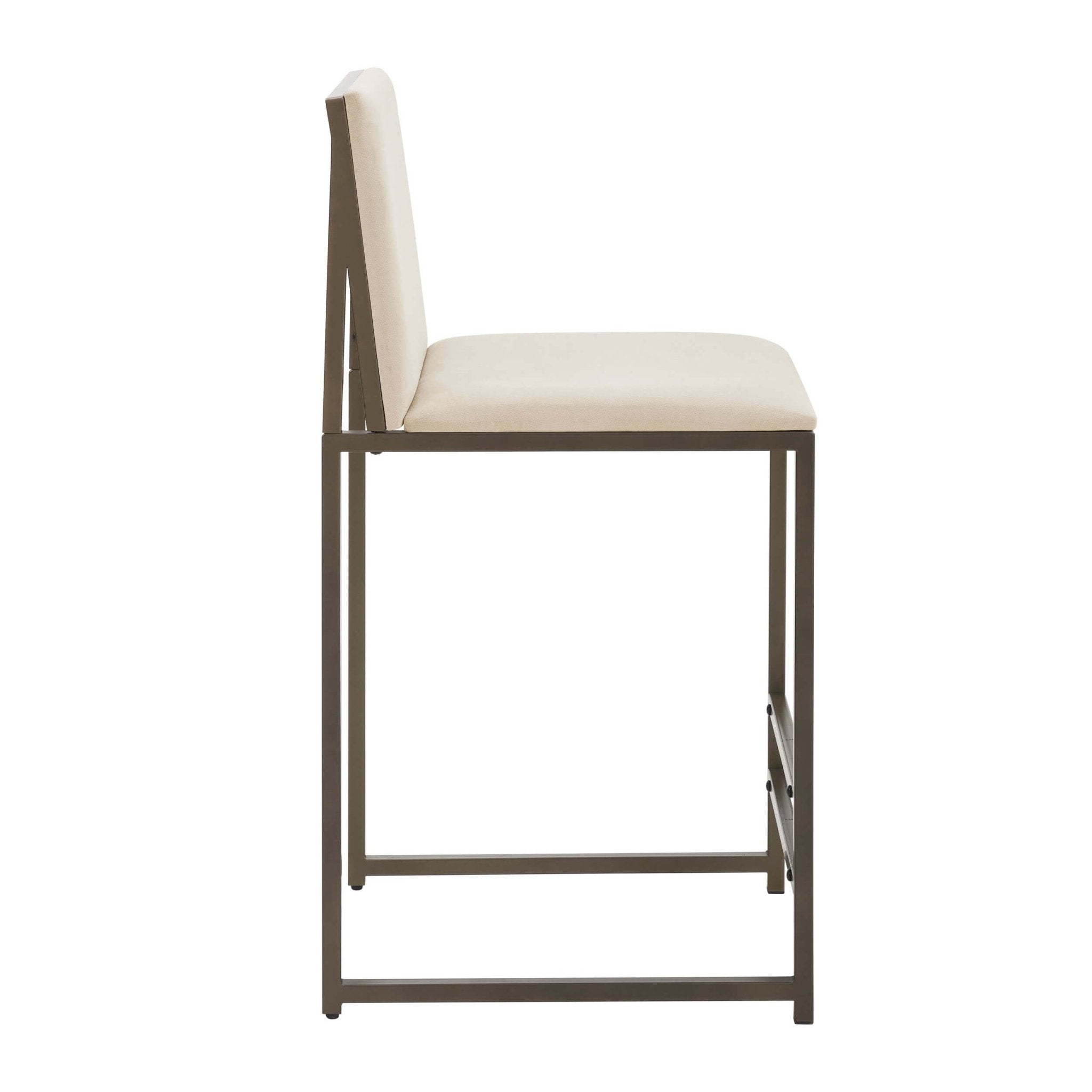 Dusklia - Rae Set of 2 Barstools - Ecru