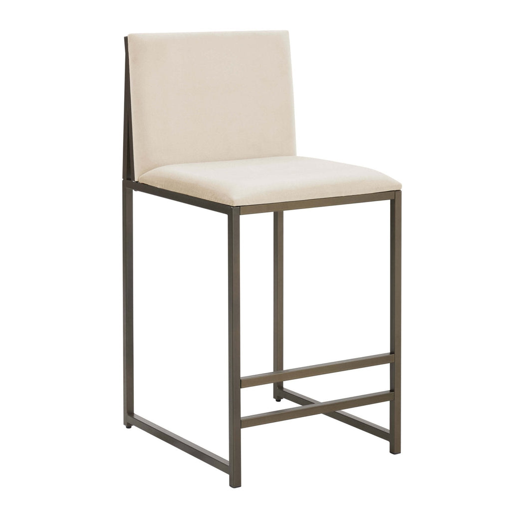 Dusklia - Rae Set of 2 Barstools - Ecru