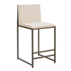 Dusklia - Rae Set of 2 Barstools - Ecru