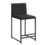 Dusklia - Rae Set Of 2 Barstools - Velvet - Charcoal