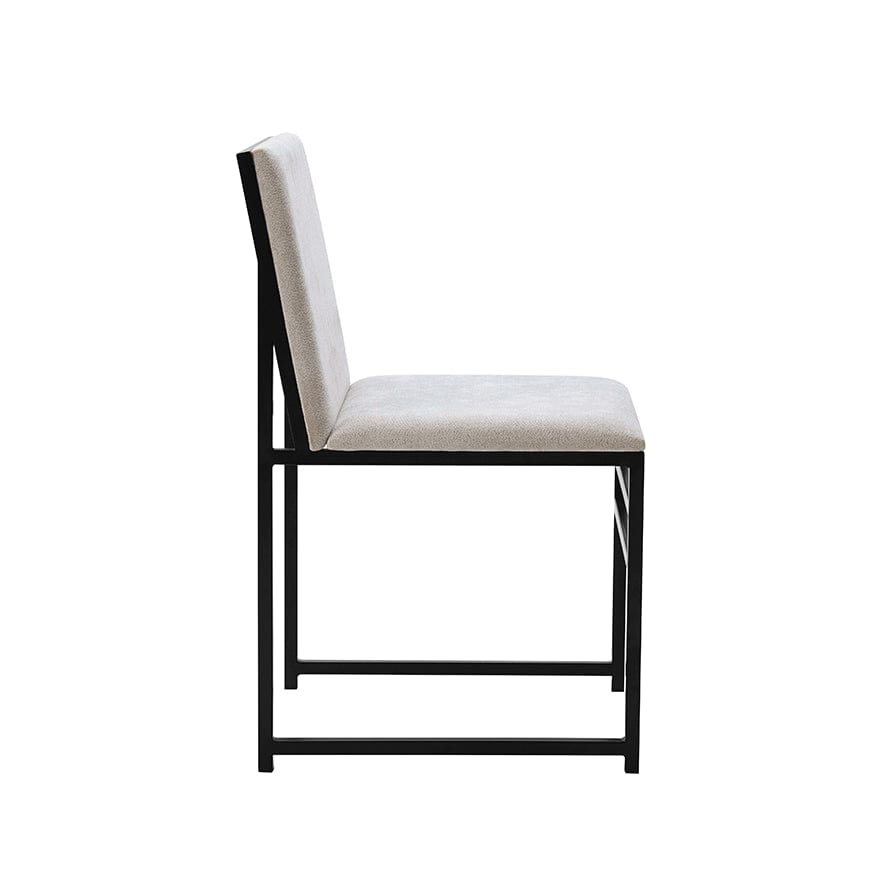 Dusklia - Rae Set Of 2 Dining Chairs - Chenille - Light Natural