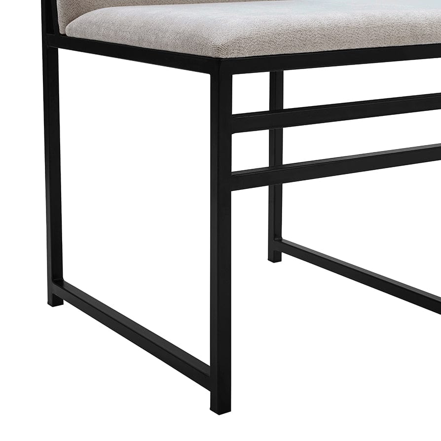 Dusklia - Rae Set Of 2 Dining Chairs - Chenille - Light Natural