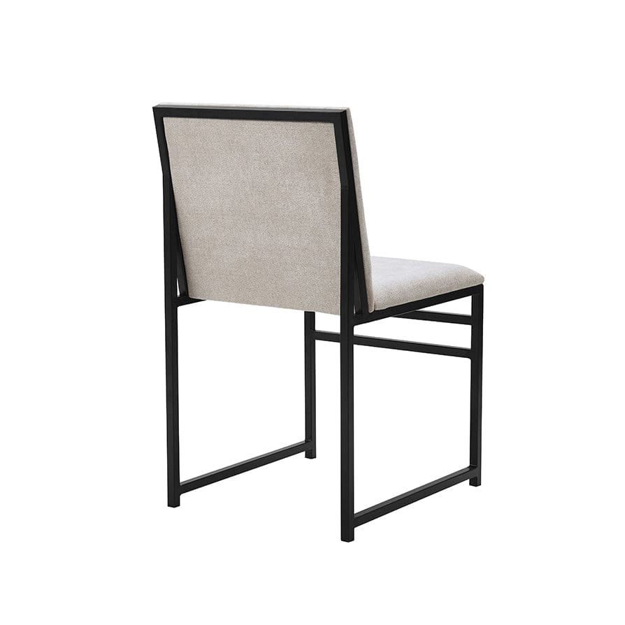 Dusklia - Rae Set Of 2 Dining Chairs - Chenille - Light Natural