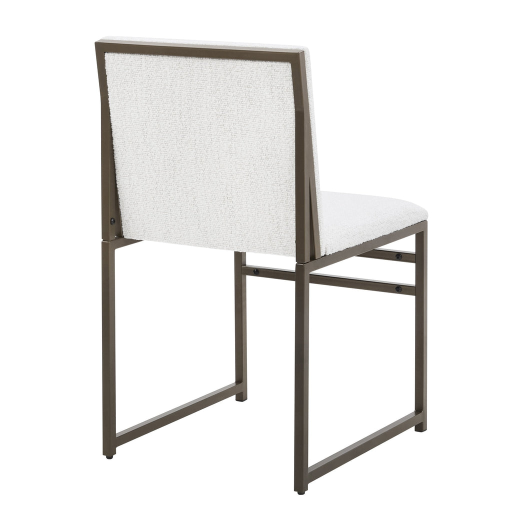 Dusklia - Rae Set of 2 Dining Chairs - Ivory Boucle