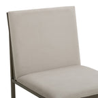 Dusklia - Rae Set of 2 Dining Chairs - Velvet - Beige