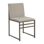 Dusklia - Rae Set of 2 Dining Chairs - Velvet - Beige