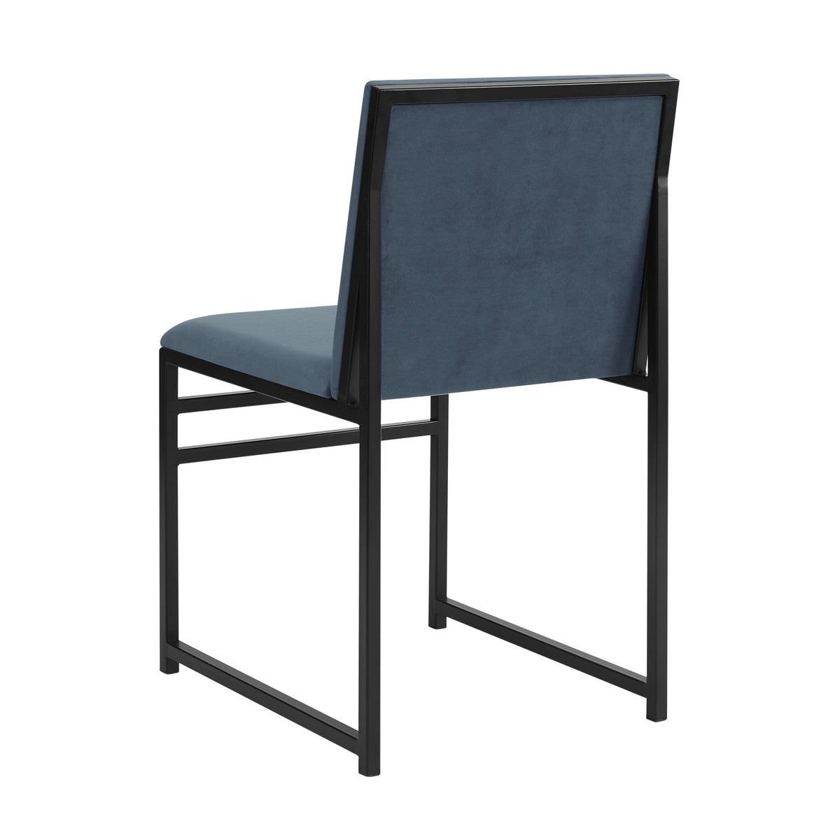 Dusklia - Rae Set of 2 Dining Chairs - Velvet - Blue