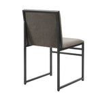Dusklia - Rae Set of 2 Dining Chairs - Velvet - Dark Taupe