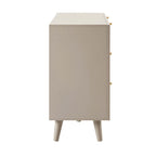 Dusklia - Raven Rattan 6 Drawer Chest - Taupe