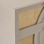 Dusklia - Raven Rattan 6 Drawer Chest - Taupe