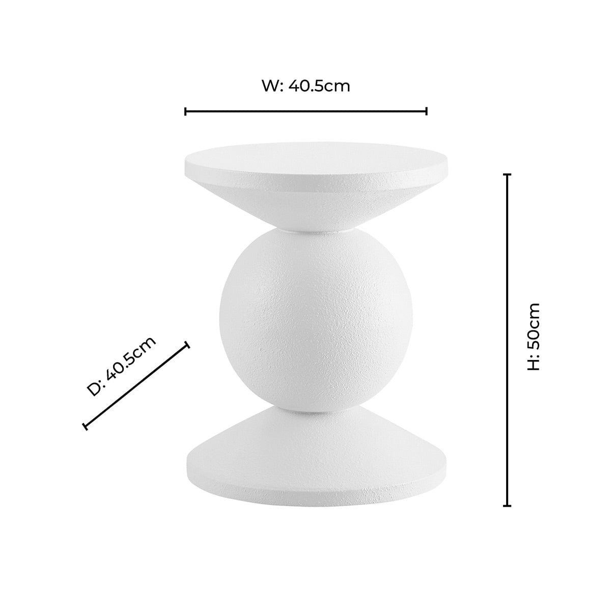 Dusklia - Raya Side Table - Black