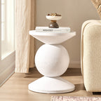 Dusklia - Raya Side Table - Off White