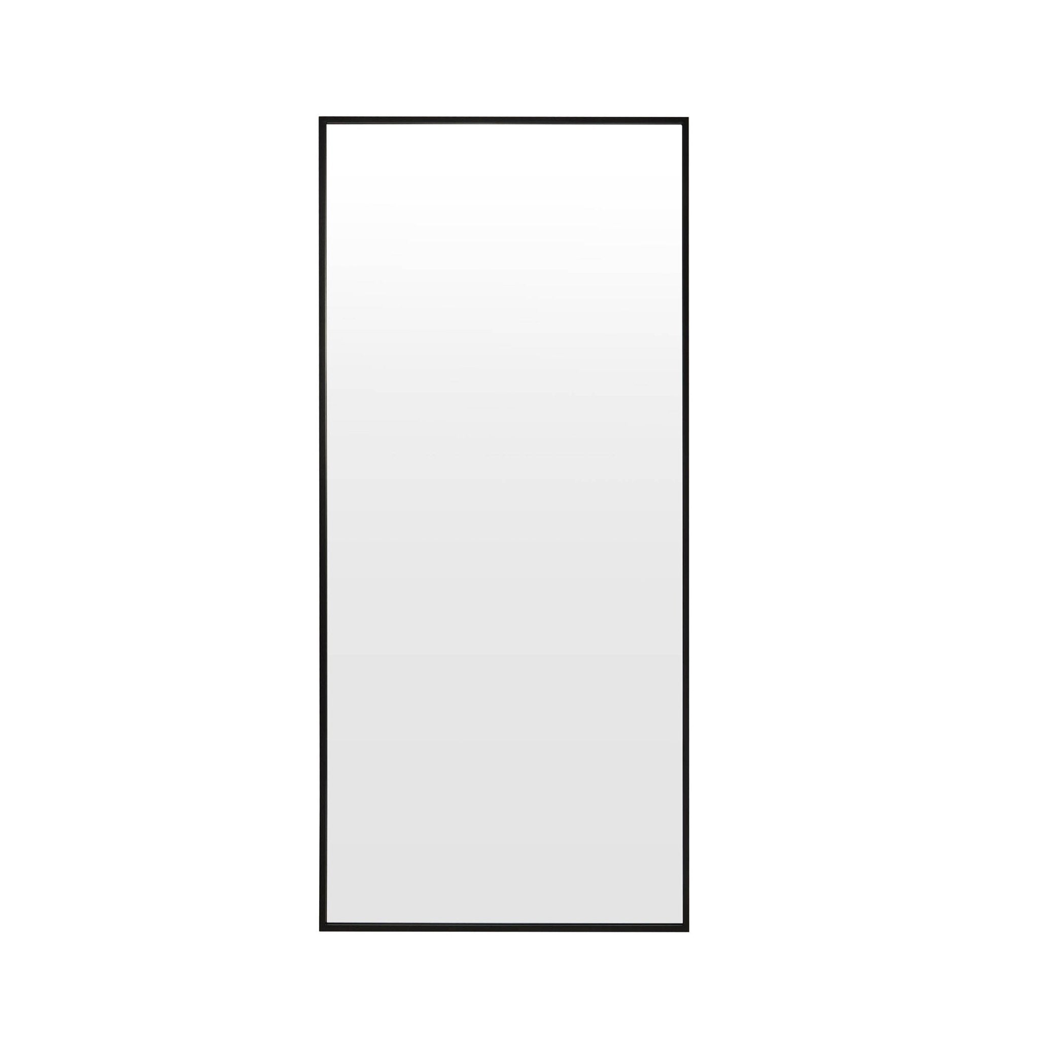 Dusklia - Rectangle Full Length Mirror - Black
