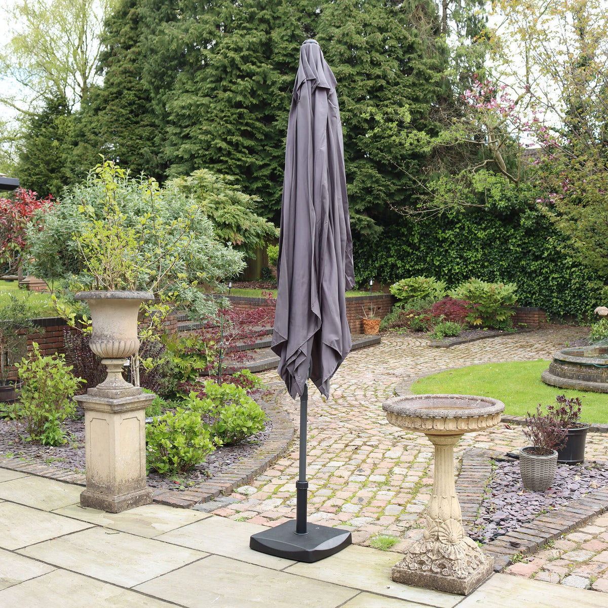 Dusklia - Rectangular Parasol - Grey
