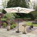 Dusklia - Rectangular Parasol - Ivory