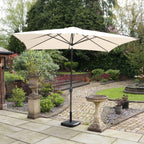 Dusklia - Rectangular Parasol - Ivory